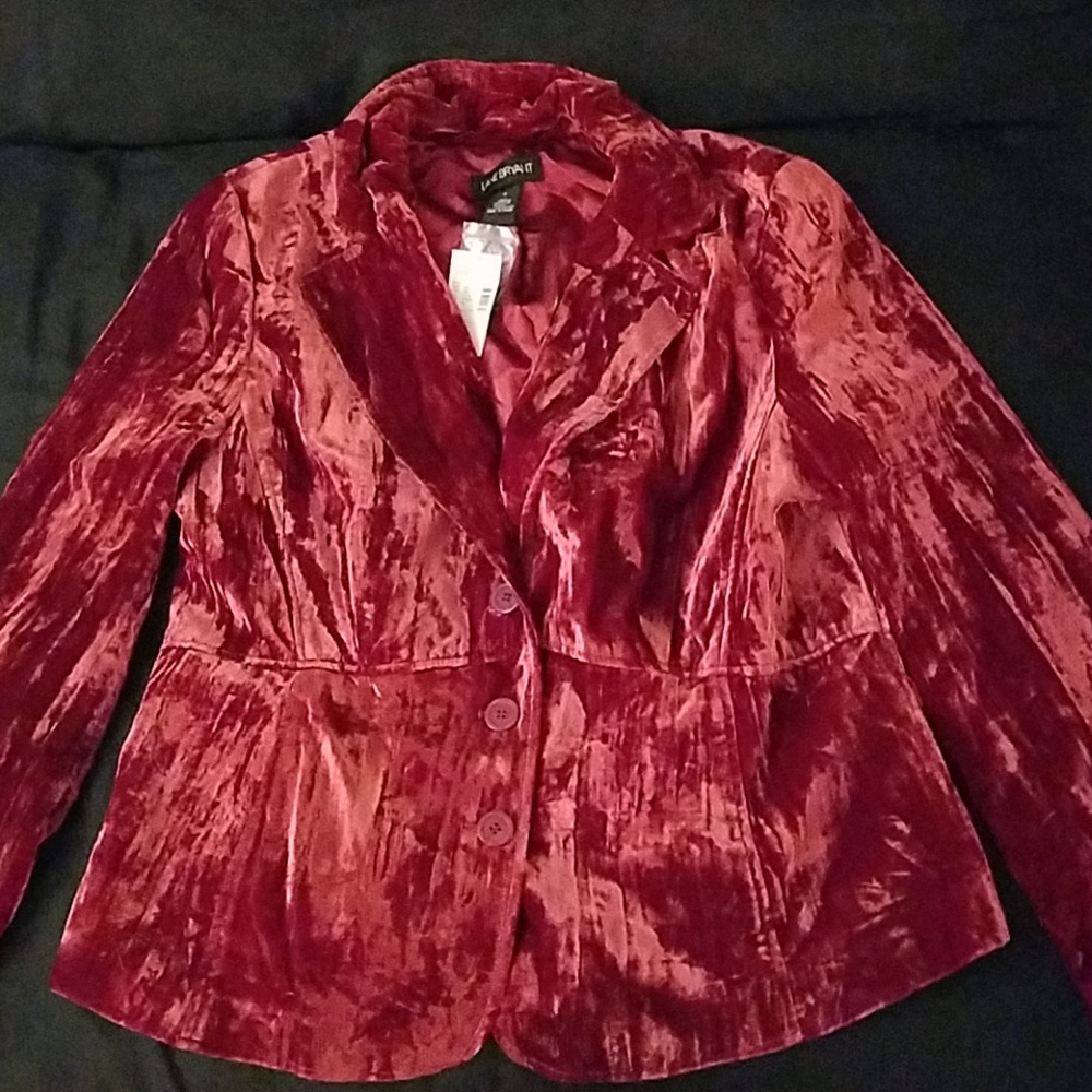 BNWT Lane Bryant Velvet Blazer